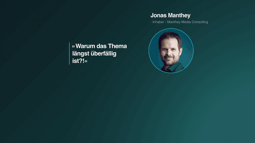 Wenn der Jobtitel auf dem Fernseher landet