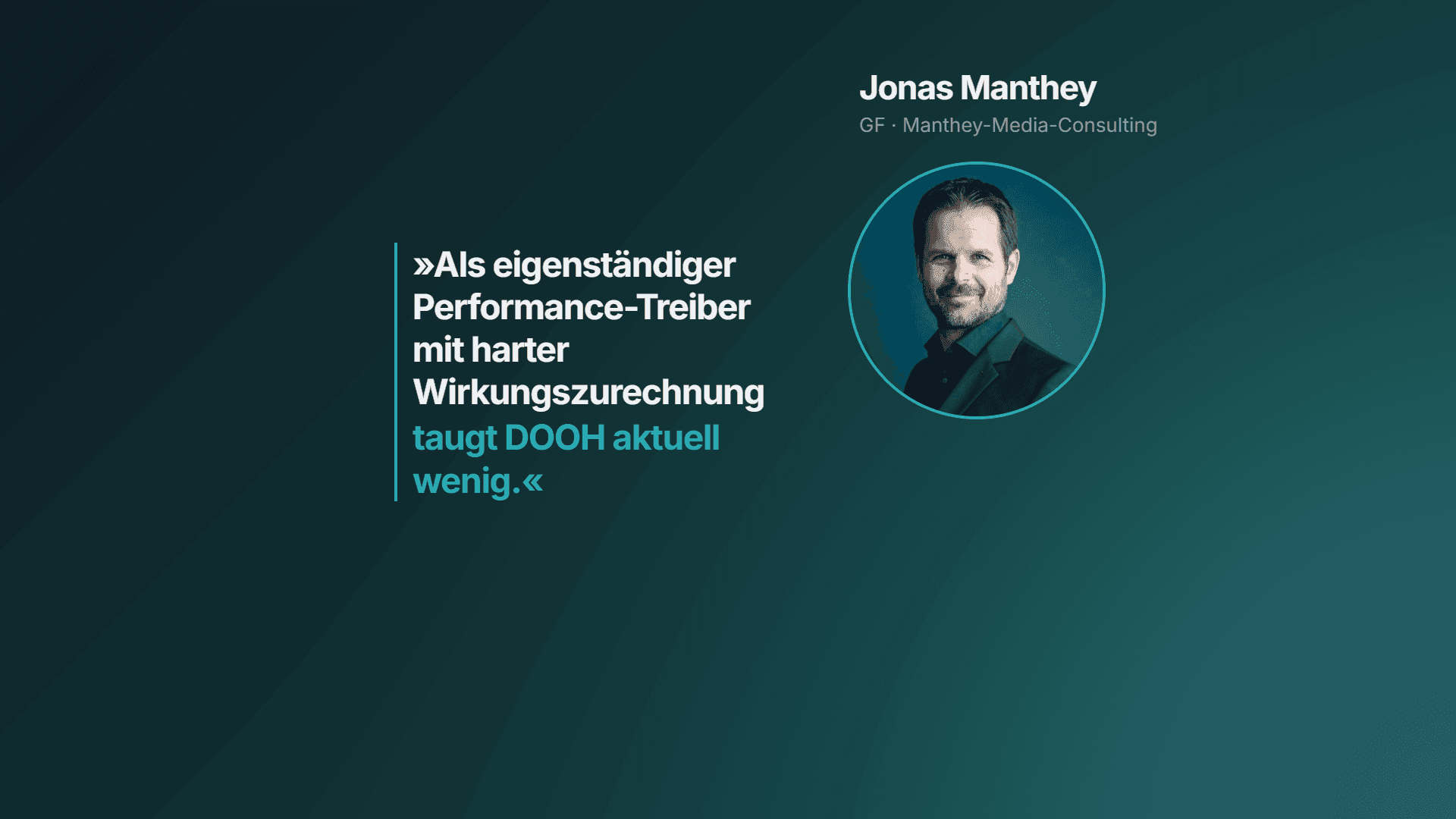 Jonas Manthey zur DOOH-Messung