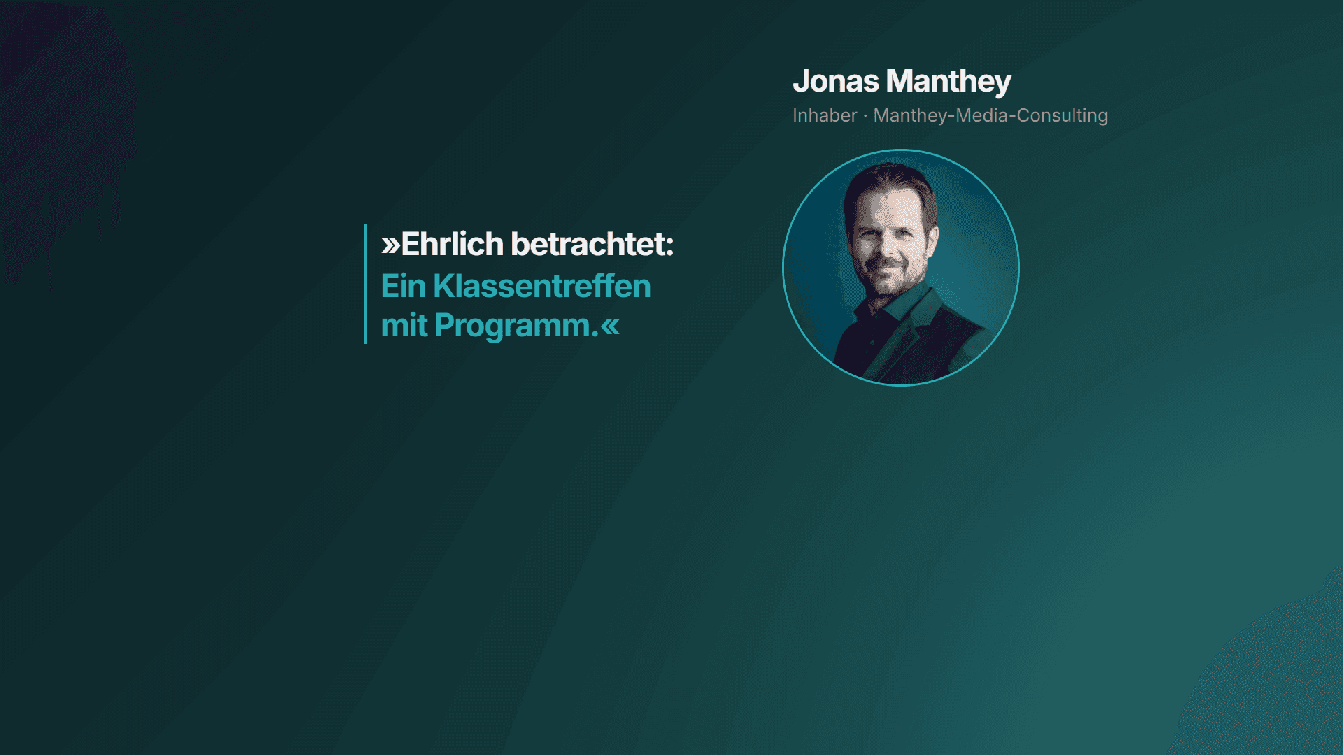 Jonas Manthey zur DMEXCO 