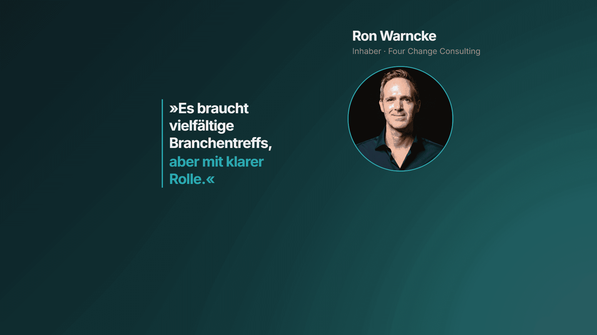 Ron Warncke zur DMEXCO