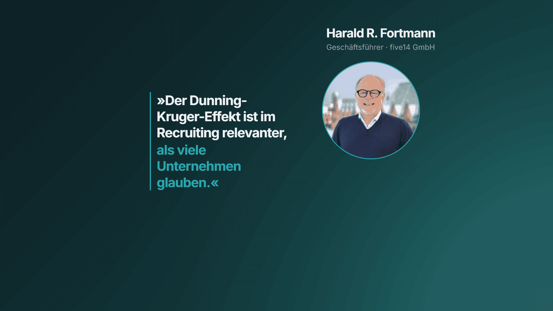 Harald Fortmann zu Dunning Kruger