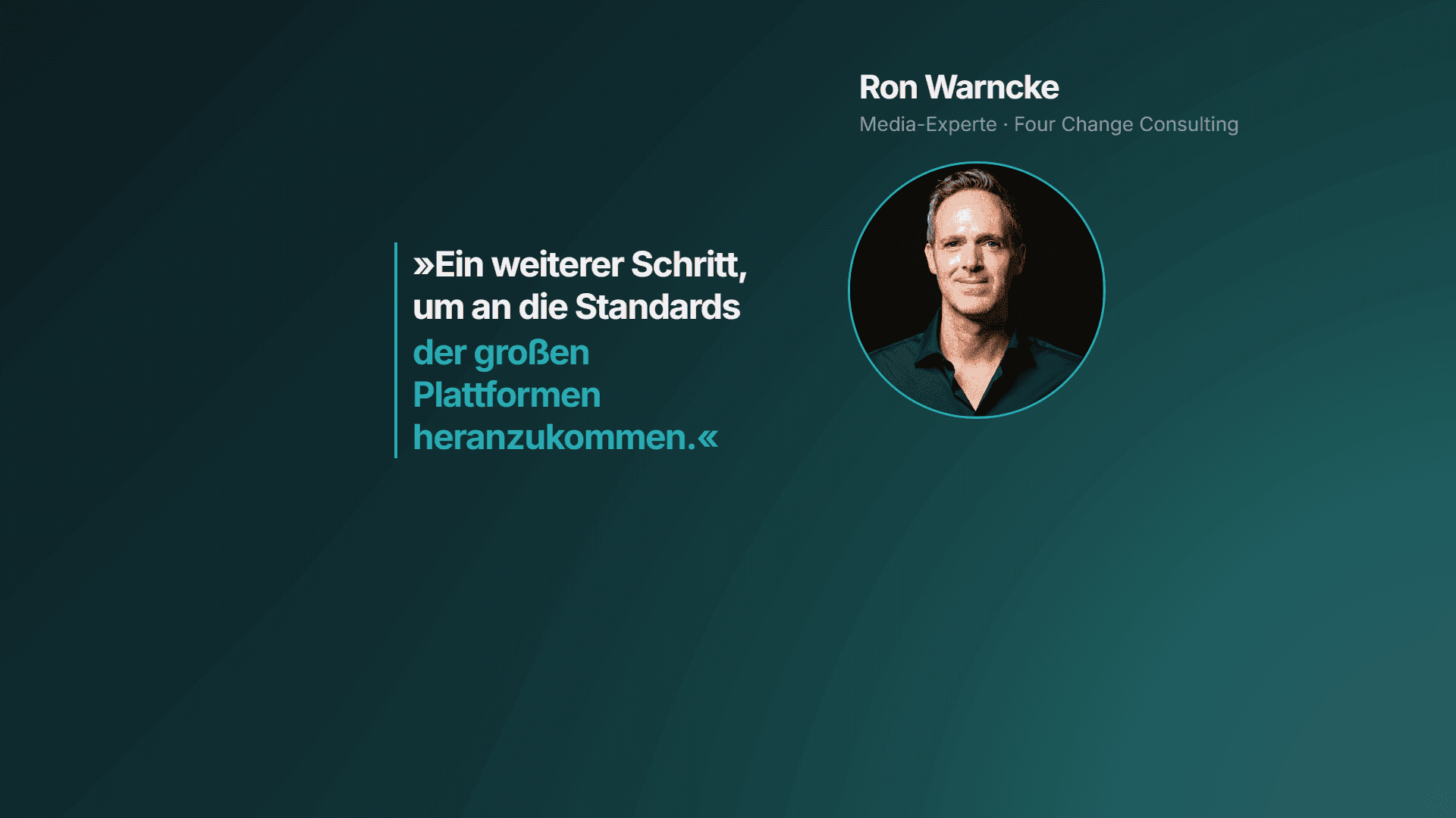 Ron Warncke über OS Data Solutions 