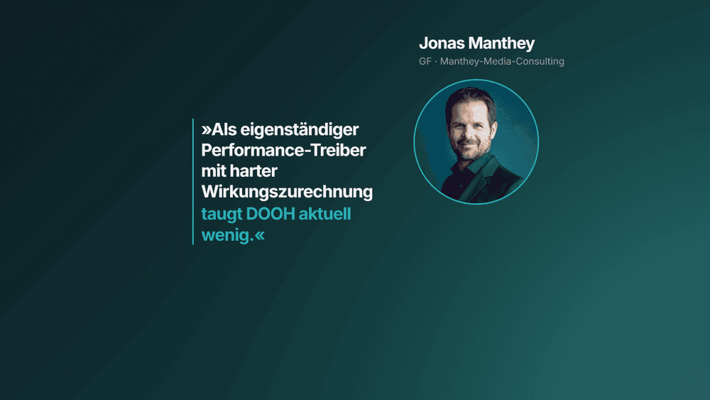 DOOH: Messung im öffentlichen Raum
