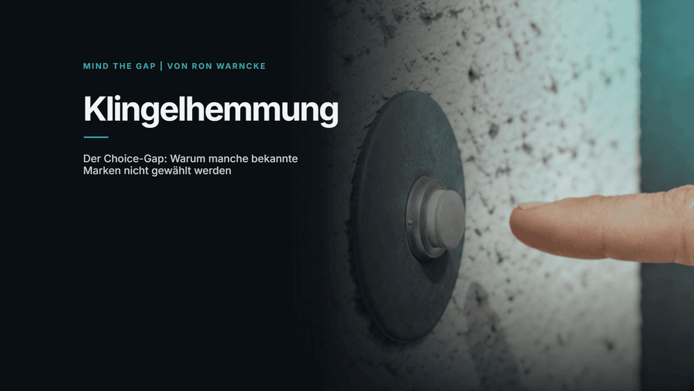 Der Choice-Gap: Erinnert, aber nicht gewählt