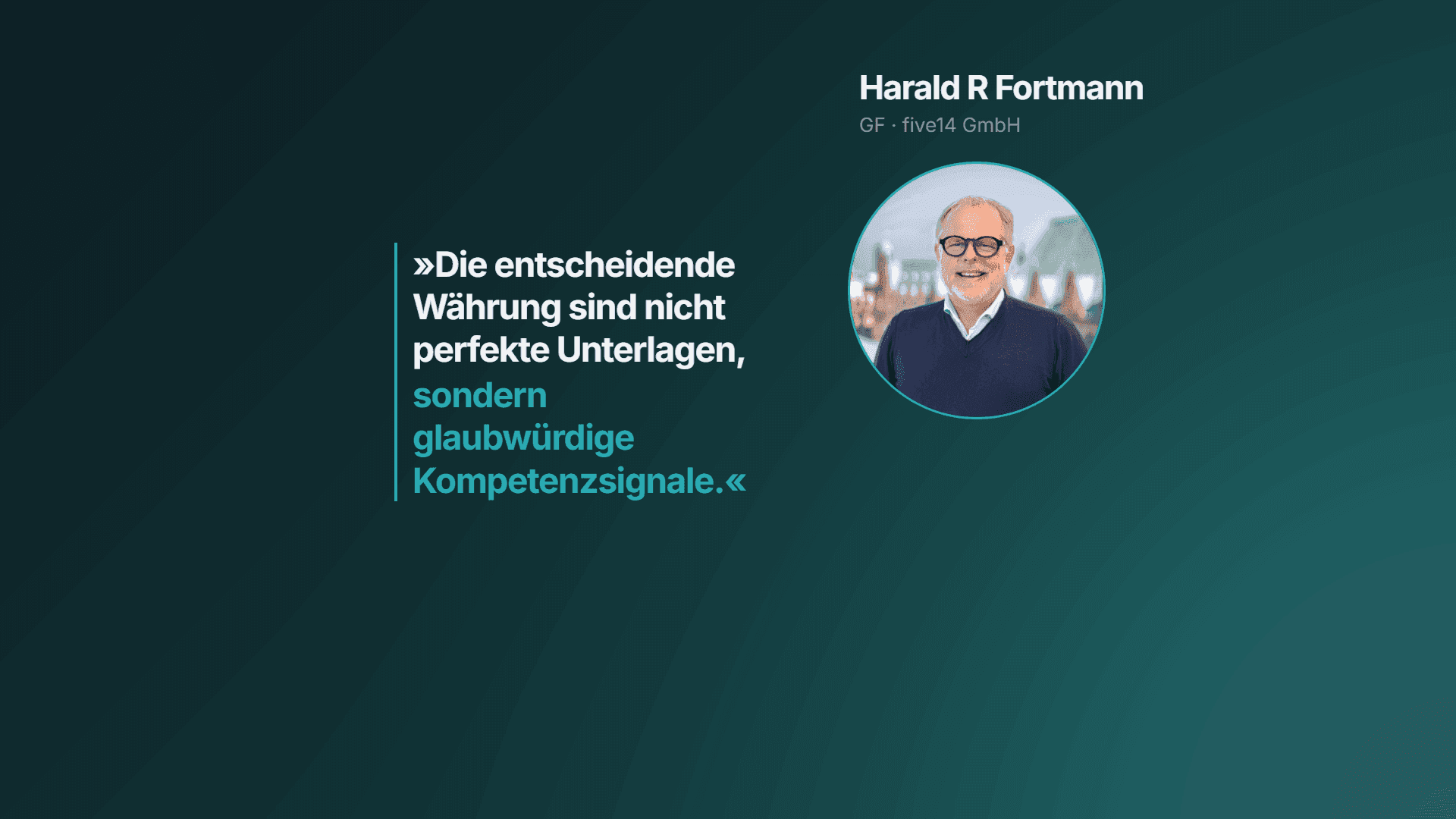 Harald R. Fortmann - Einordnung Lebenslauf