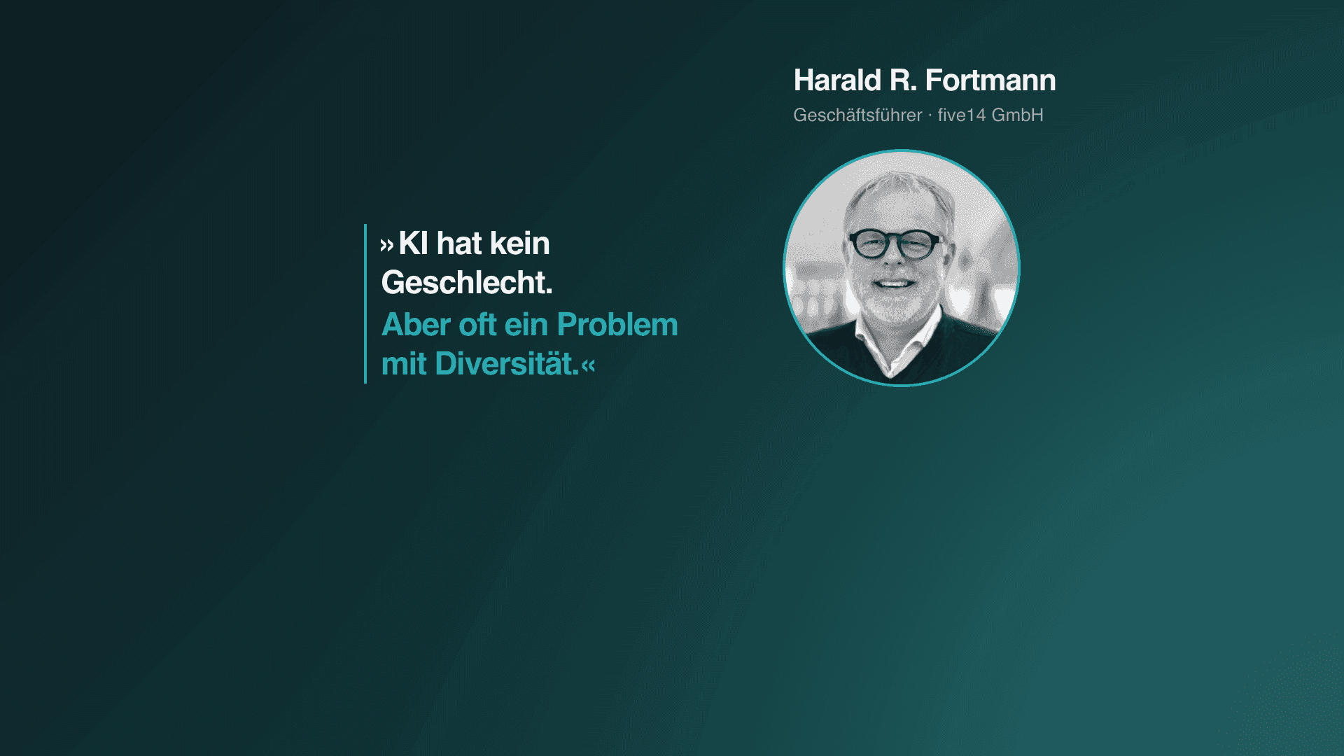 Harald R. Fortmann zu Gender Bias
