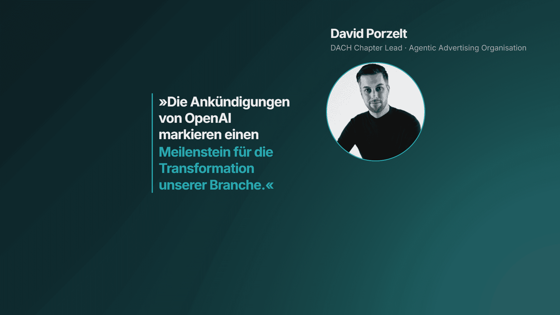 David Porzelt zu ChatGPT-Neuerungen