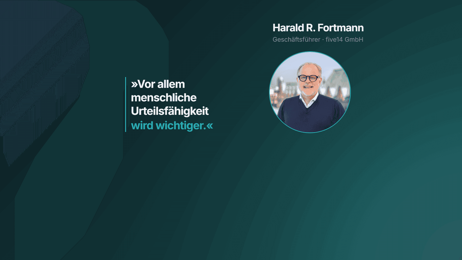 Harald R. Fortmann - Einordnung über KI im Recruiting-Prozess